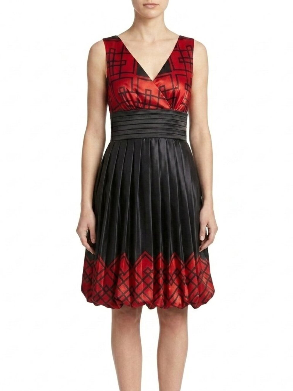 Marc Jacobs Pleated Bubble Hem Sleeveless Silk Dress- Sz. Sm